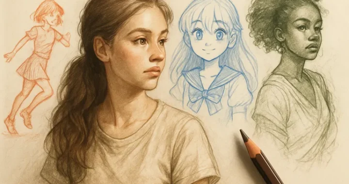 Meiden tekenen met stijl en eigenheid: breng je personages tot leven
