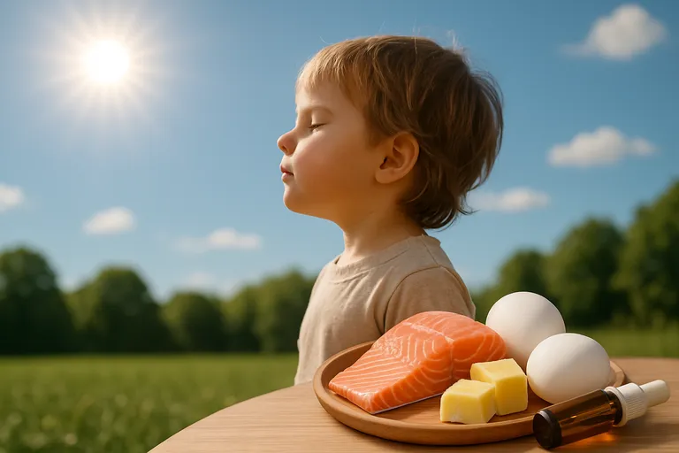 Bronnen van vitamine D voor kinderen