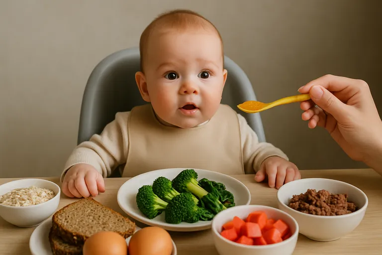 Wat mag je baby eten op 6 maanden?